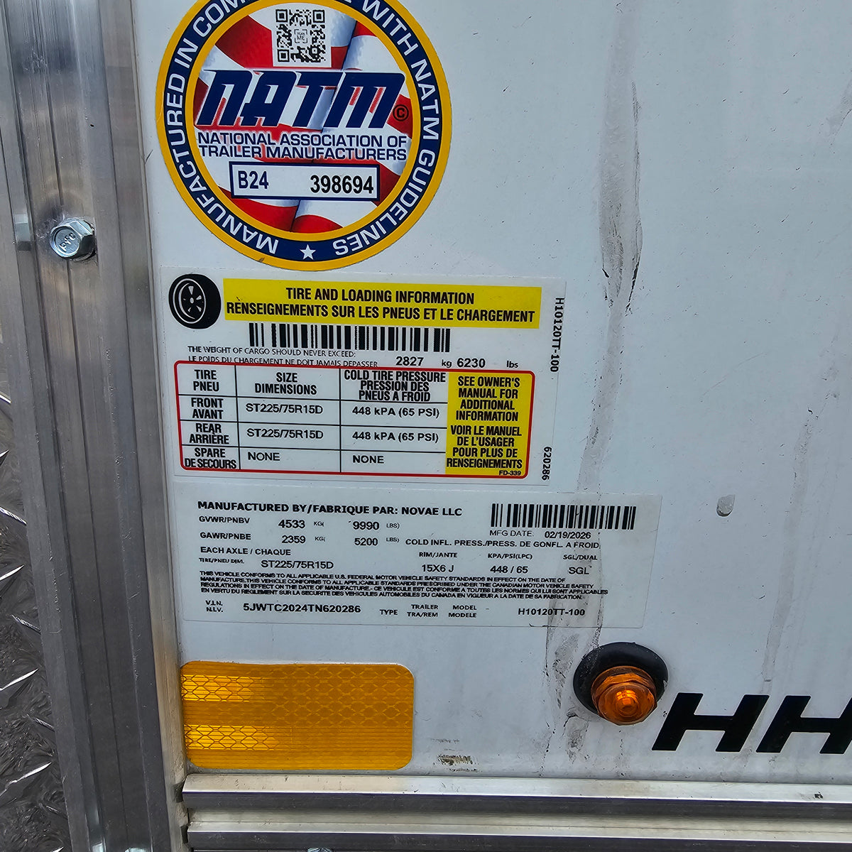 H&H Trailers H10120TT-100 20 ft. Topline Trailer