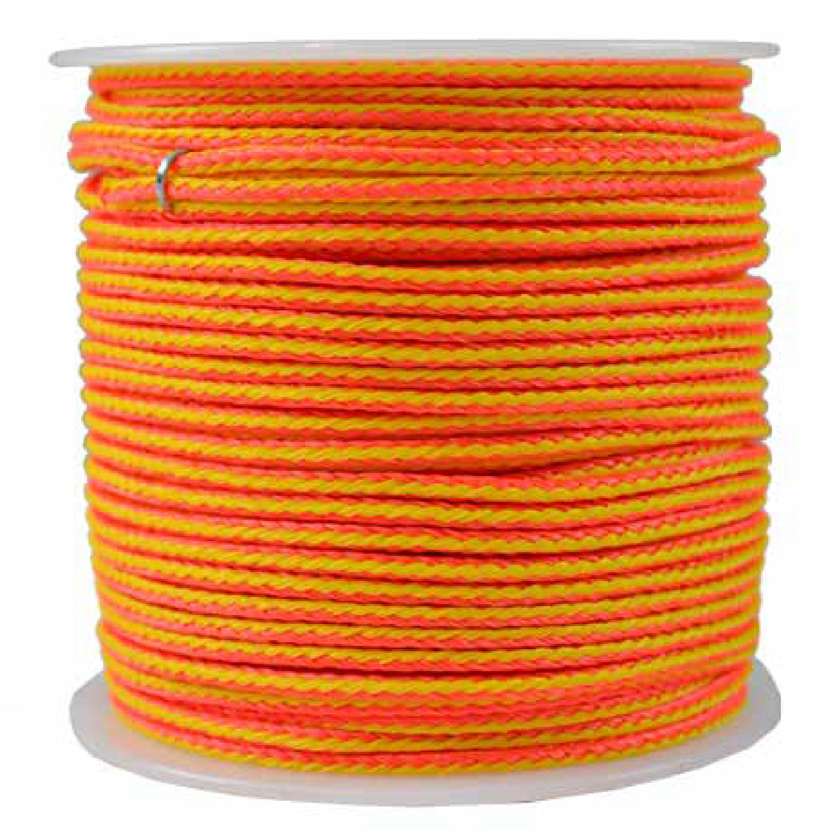 Línea de lanzamiento All Gear de polietileno para arboristas, naranja neón/amarillo, 3 mm x 61 m