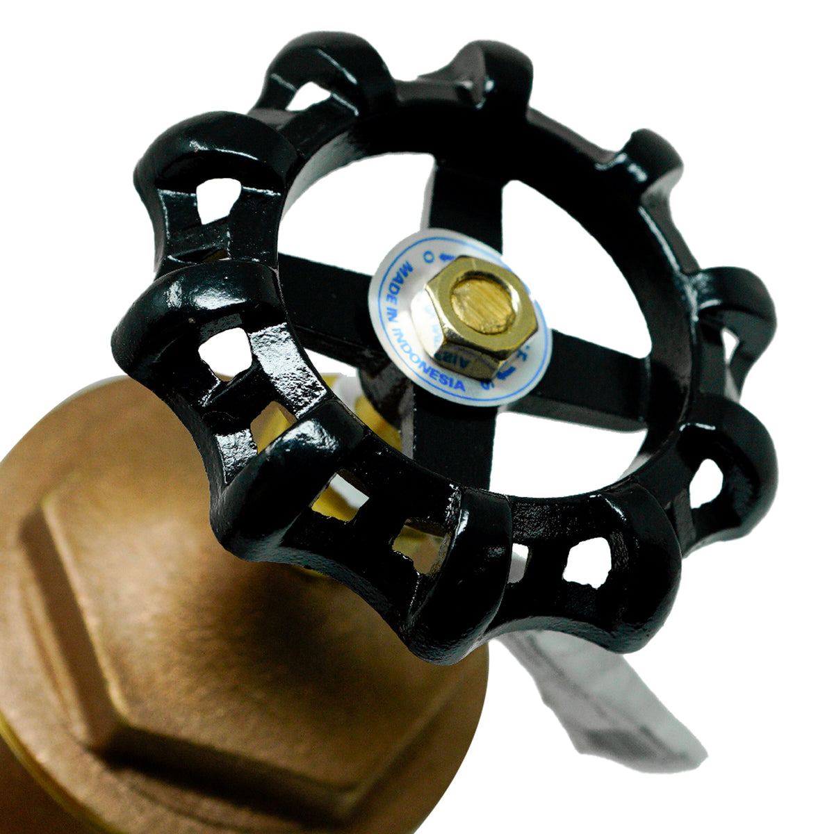 Aqualine BGV-300 3-inch Brass Gate Valve with Wheel Handle 200 WOG