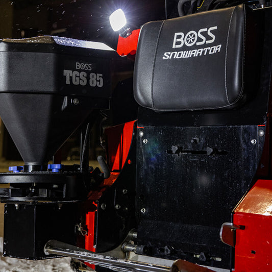 BOSS SR MAG TGS85 Rear-Mounted Poly Broadcast Spreader