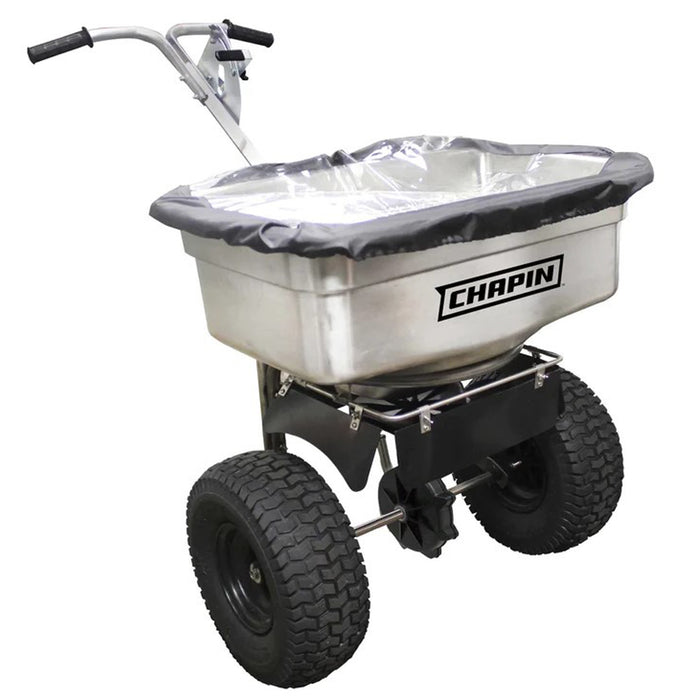 Chapin 82500B Stainless Steel Professional Broadcast Salt Spreader 100 LB
