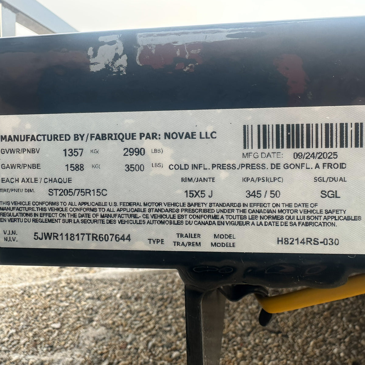 Remolque utilitario de acero H&H Trailers H8214RS-030 de 14 pies