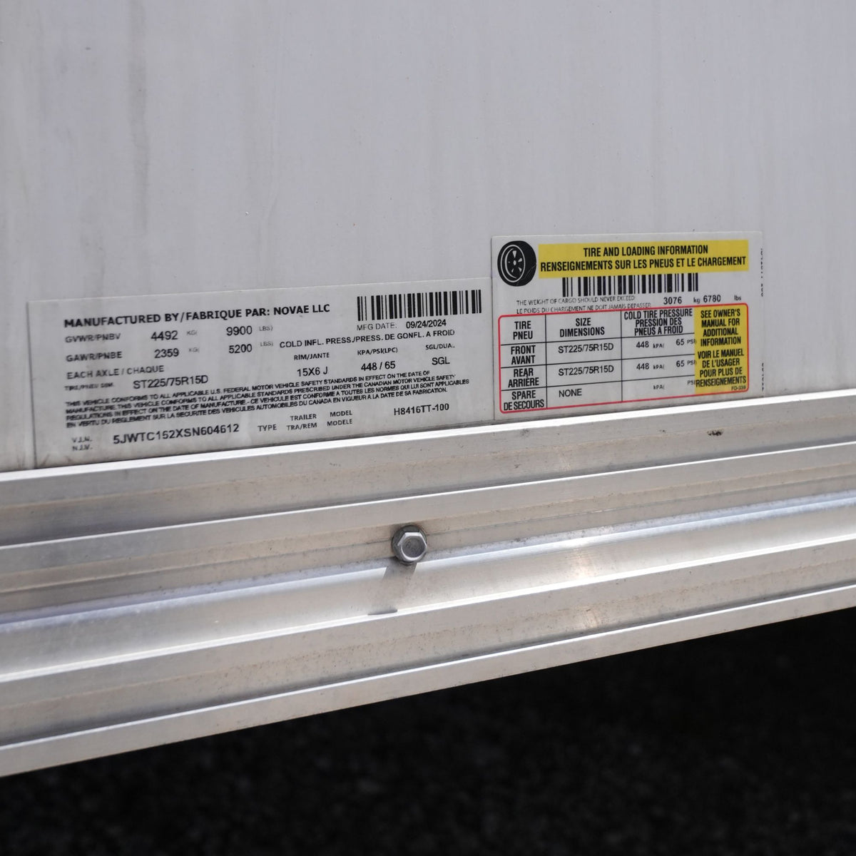 H&H Trailers H8416TT-100 16 ft. Topline Trailer