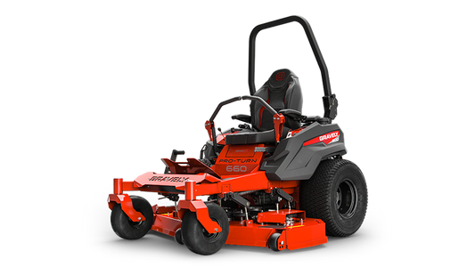 Cortacésped de giro cero Gravely 992501 Pro-Turn 660 de 60 pulgadas