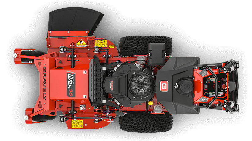 Gravely 988184 Pro-Wal 36 Hydro Drive Walk-Behind 14.5 hp Kawasaki FS481V con plataforma fabricada de 10 galgas y 36", ZT-280