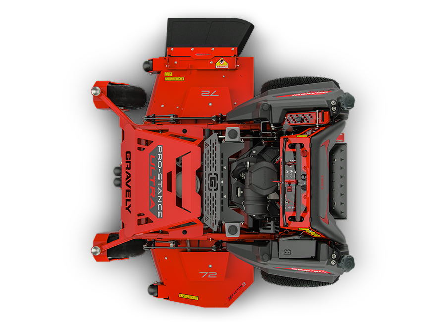 Gravely 994175 Pro-Stance ULTRA 72 38.5hp HP Kawasaki FX1000V EFI con plataforma de corte de 72" calibre 7 X-Factor® 3, HTG Parker Tr