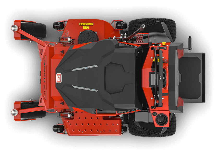 Gravely 998004 Pro-Stance EV 48 Descarga Trasera con Plataforma X-Factor 3 de 48" Calibre 7, 4 Baterías de Iones de Litio