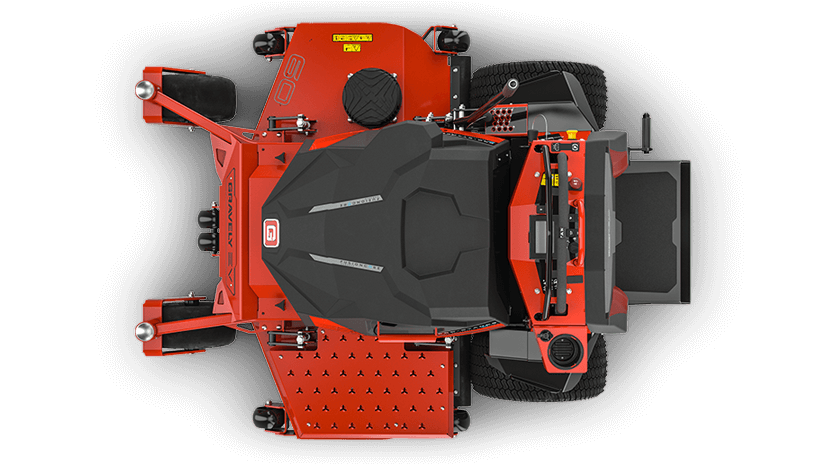 Gravely 998006 Pro-Stance EV 60 descarga trasera con plataforma X-Factor 3 de 60" calibre 7, 4 baterías de iones de litio