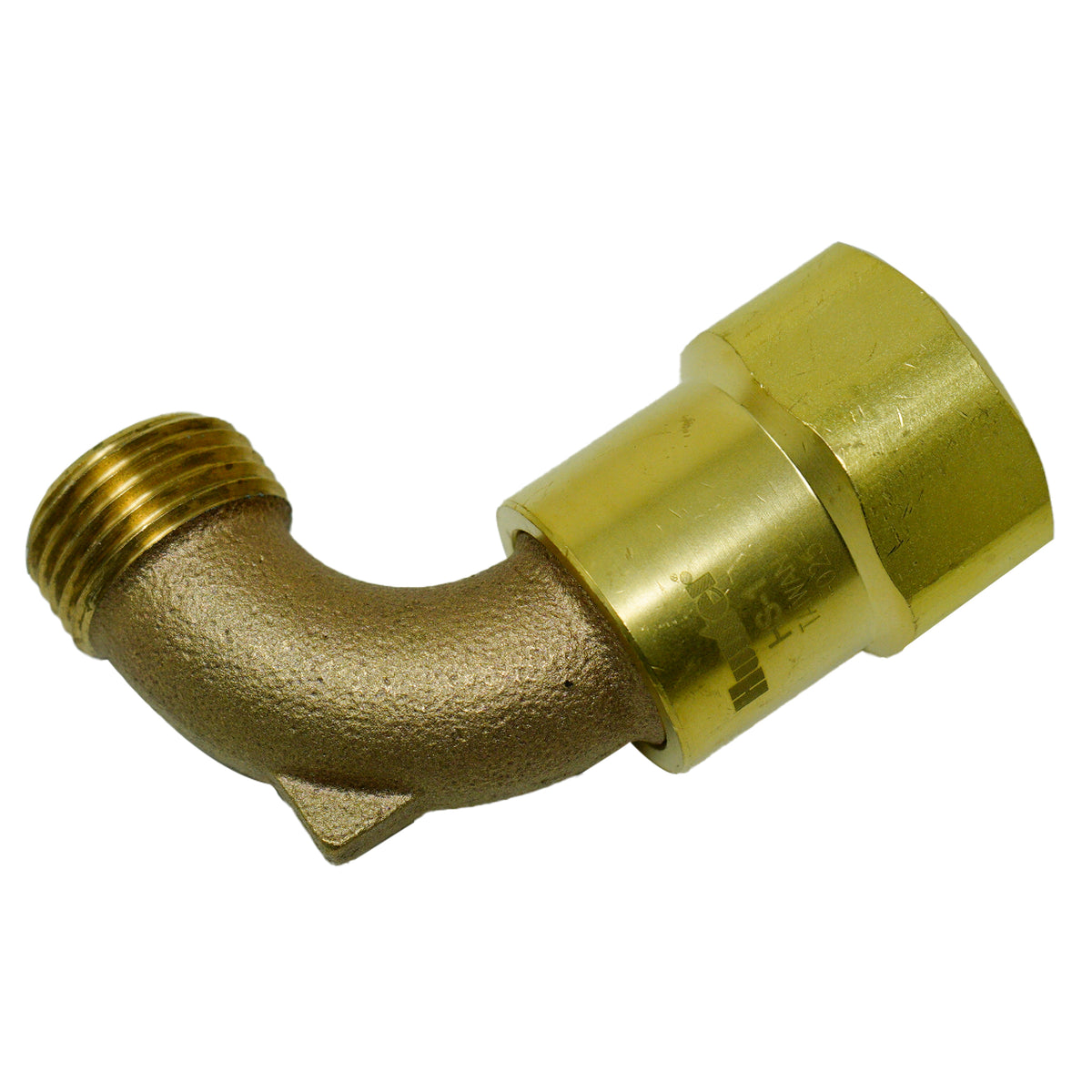 Hunter HS1 giratorio de manguera, entrada hembra NPT de 1", salida de manguera de ¾"; compatible con HK-44, HK-44A y HK-55 acoplamiento rápido
