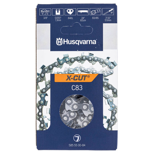 Husqvarna 585 55 00-84 Cadena 24" C83 3/8 .050 84DL