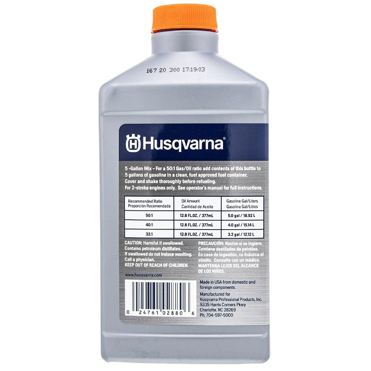 Husqvarna Aceite para motores de 2 tiempos XP+ 12.8 oz, 593152304