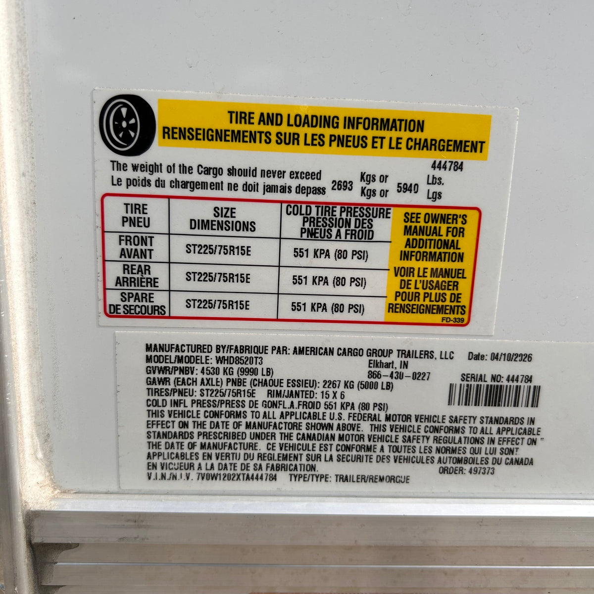 Wells Cargo WHD8520T3 20 ft. Wagon Hd Enclosed Trailer