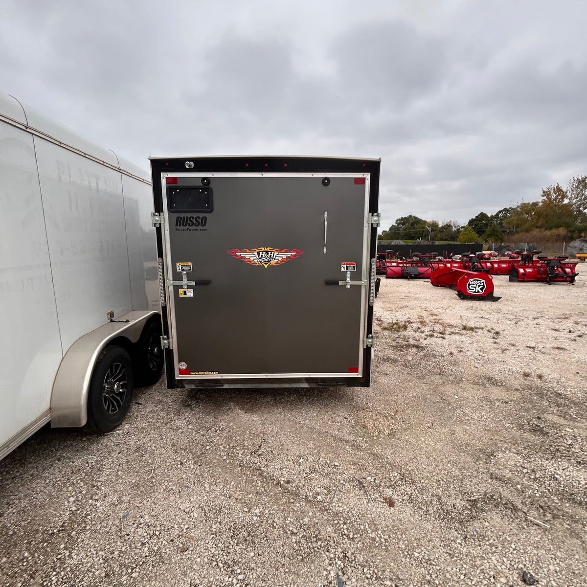 H&H Trailer H7210SFTV-035 10 ft. Enclosed Trailer