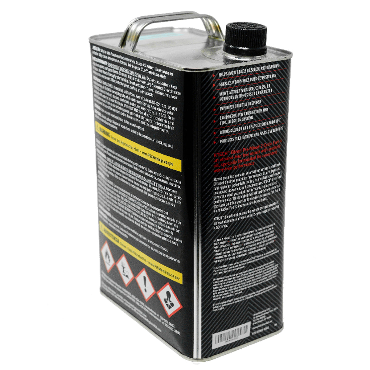 Kawasaki 99969-6560 KTECH Mezcla premezclada de combustible de 2 ciclos + aceite, 1 galón
