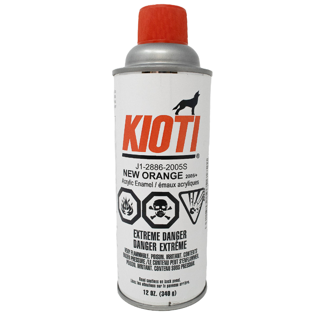 Kioti J1-2886-2005S New Orange Spray Paint 12 Oz.