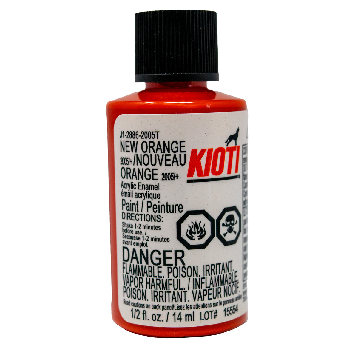 Kioti J1-2886-2005T Pintura Naranja Nueva (1/2 Oz. Retoque) 2005/+