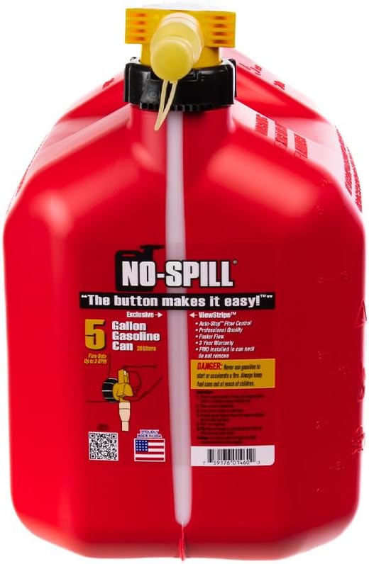 No-Spill 1460 5 Gallon Gas Can