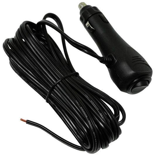 Cable y enchufe rectos North American Signal C&P1 de 15 pies y calibre 18, con interruptor de encendido y apagado