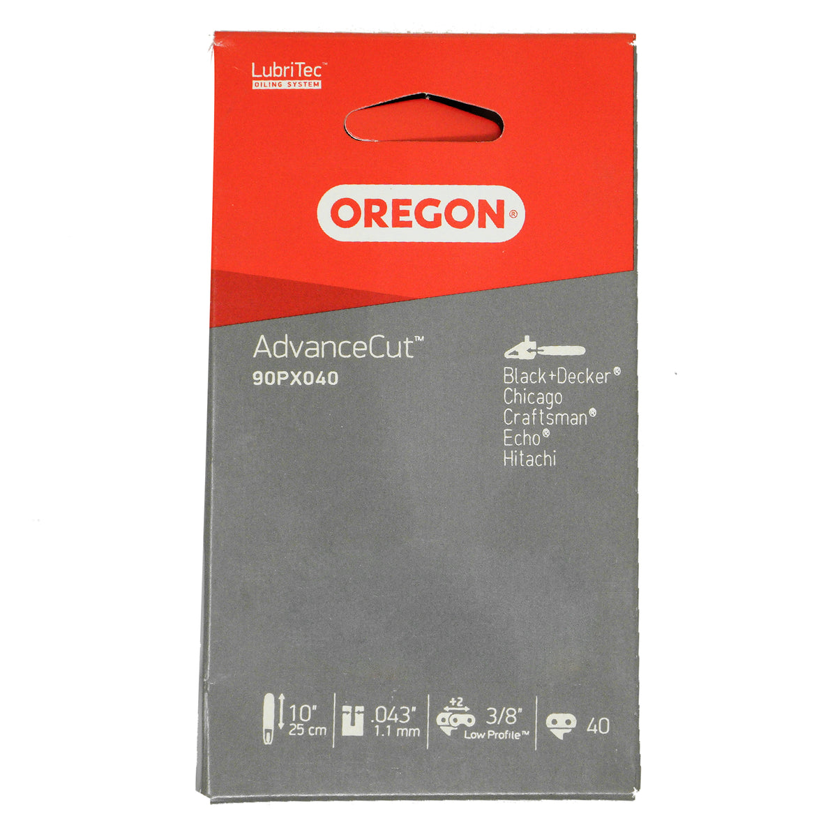 Oregon 3/8" (.043 gauge) 40 Link Chainsaw Chain