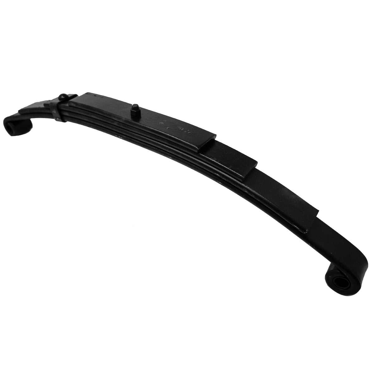 Redneck Trailer Supplies PR4B Resorte de doble ojo, 1750 lb, 4 hojas, 25 1/4", 1 3/4