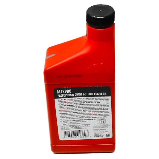 Aceite para motor de 2 tiempos RedMax 598817704 MaxPro de mezcla sintética, 13 oz.