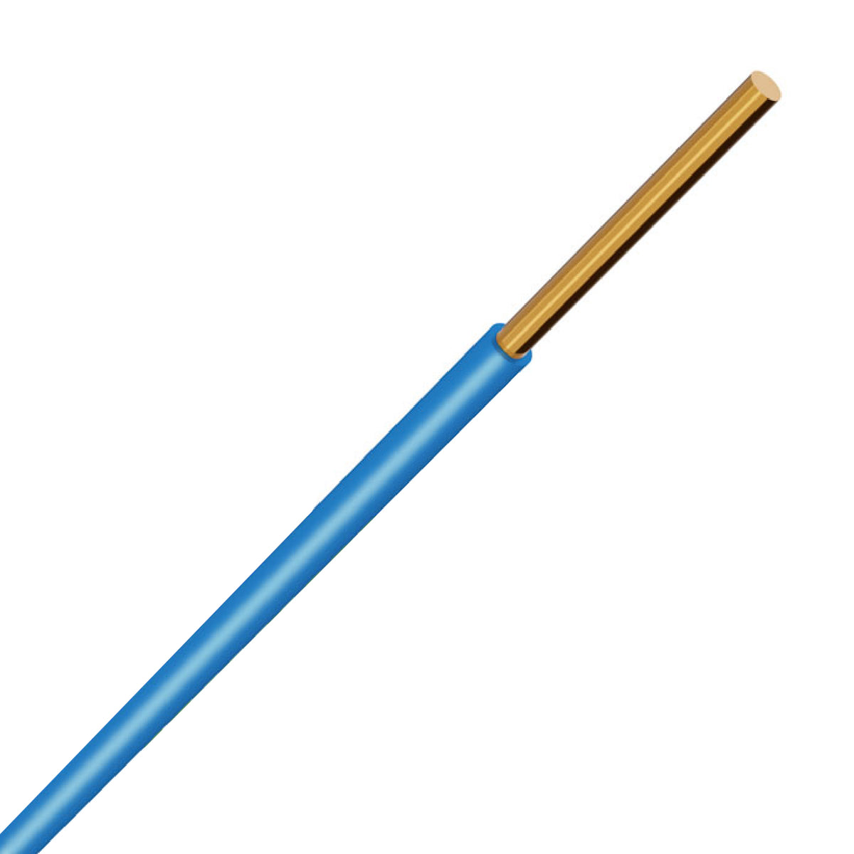 Regency Wire 14PE45 14ga Hilo Único SOL PE AZUL-2500' ROLLO