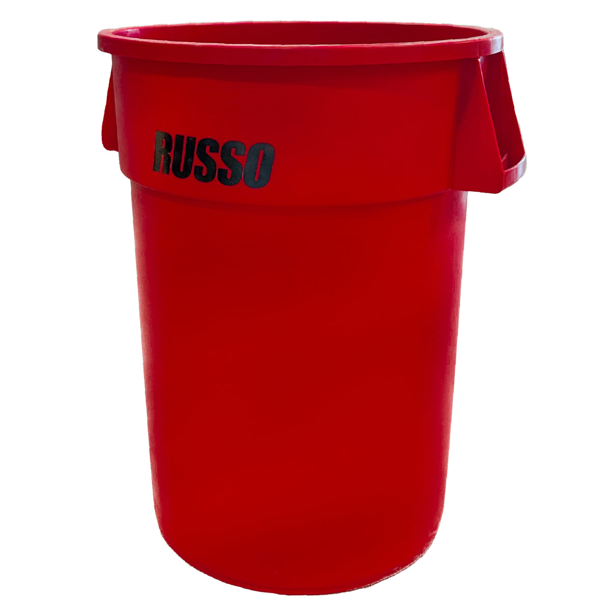 Contenedor de basura Russo de 44 galones, color rojo