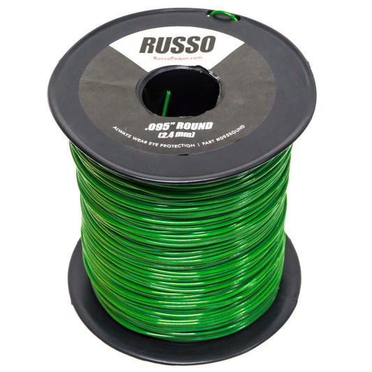 Russo 5lb .095 Round Green Commercial String Trimmer Line