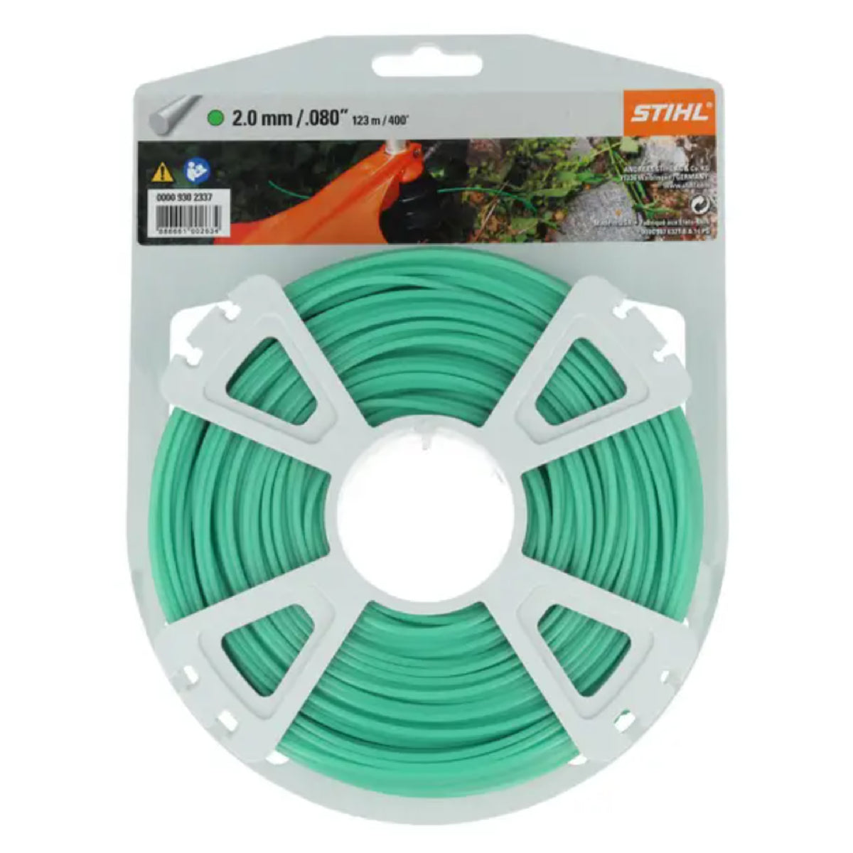 Stihl 0000 930 2337 Hilo de corte redondo Verde