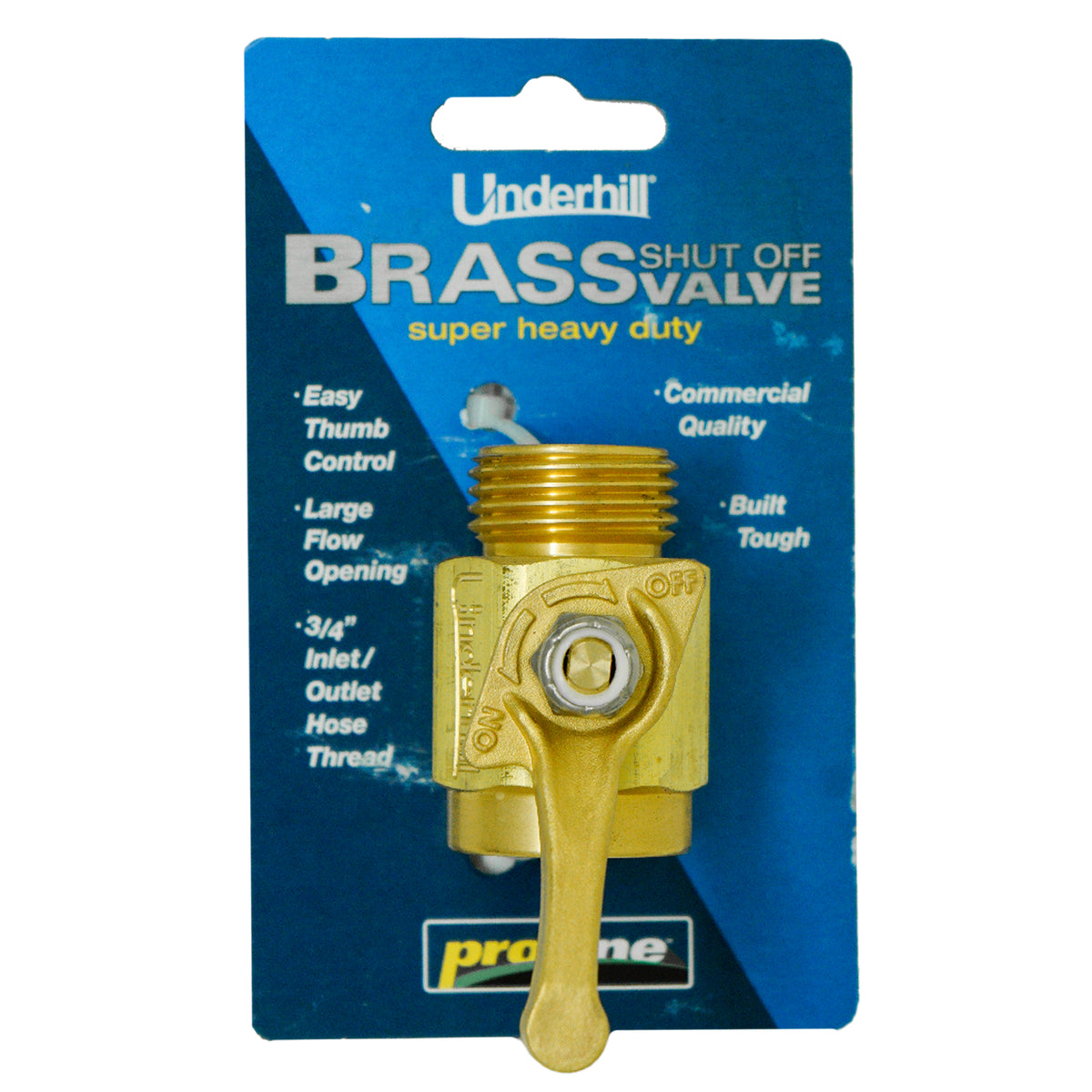 Underhill CV075H Brass High flow Control Valve 3/4-inch Hose Thread