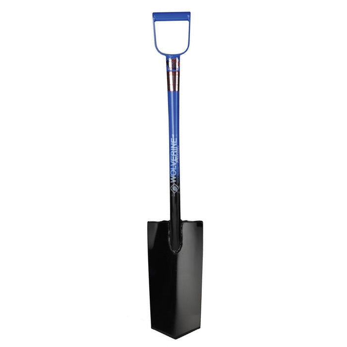 Wolverine DH12DP 26 in. All Steel D-Handle Spade Shovel 12 in. Diamond Pointed Blade