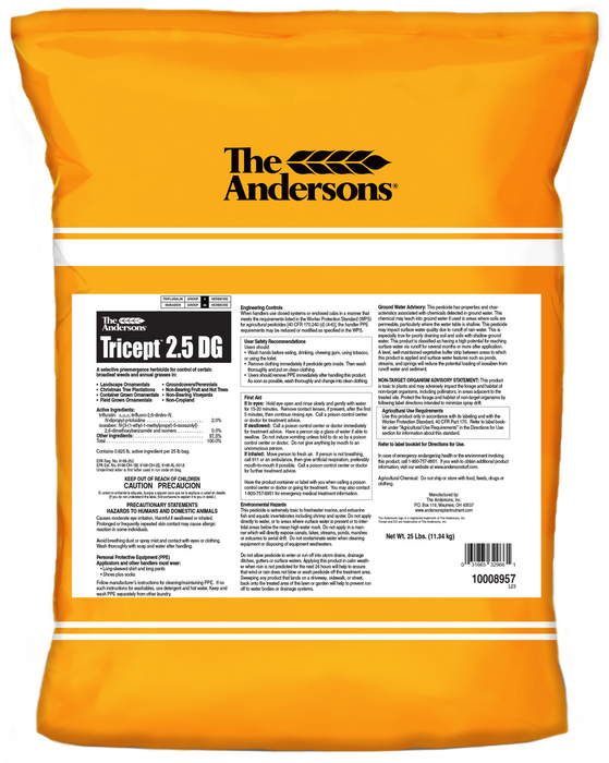 The Andersons Tricept 2.5 DG Pre-Emergent Herbicide 25 LB