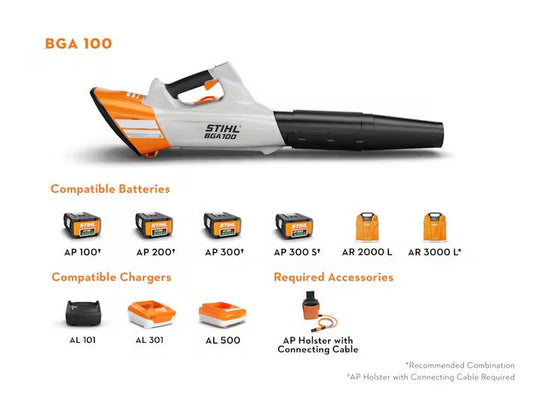 Stihl BGA 100 Battery Handheld Blower (Tool Only)