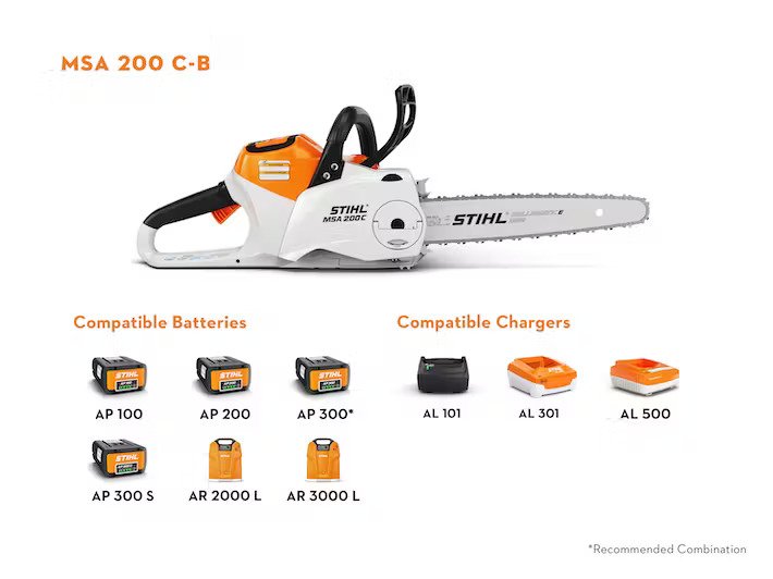 Stihl MSA 200 C-BQ Battery Chainsaw (Tool Only)