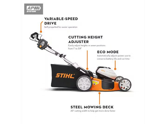Stihl RMA 510 V 21 In. Battery Walk-Behind Mower