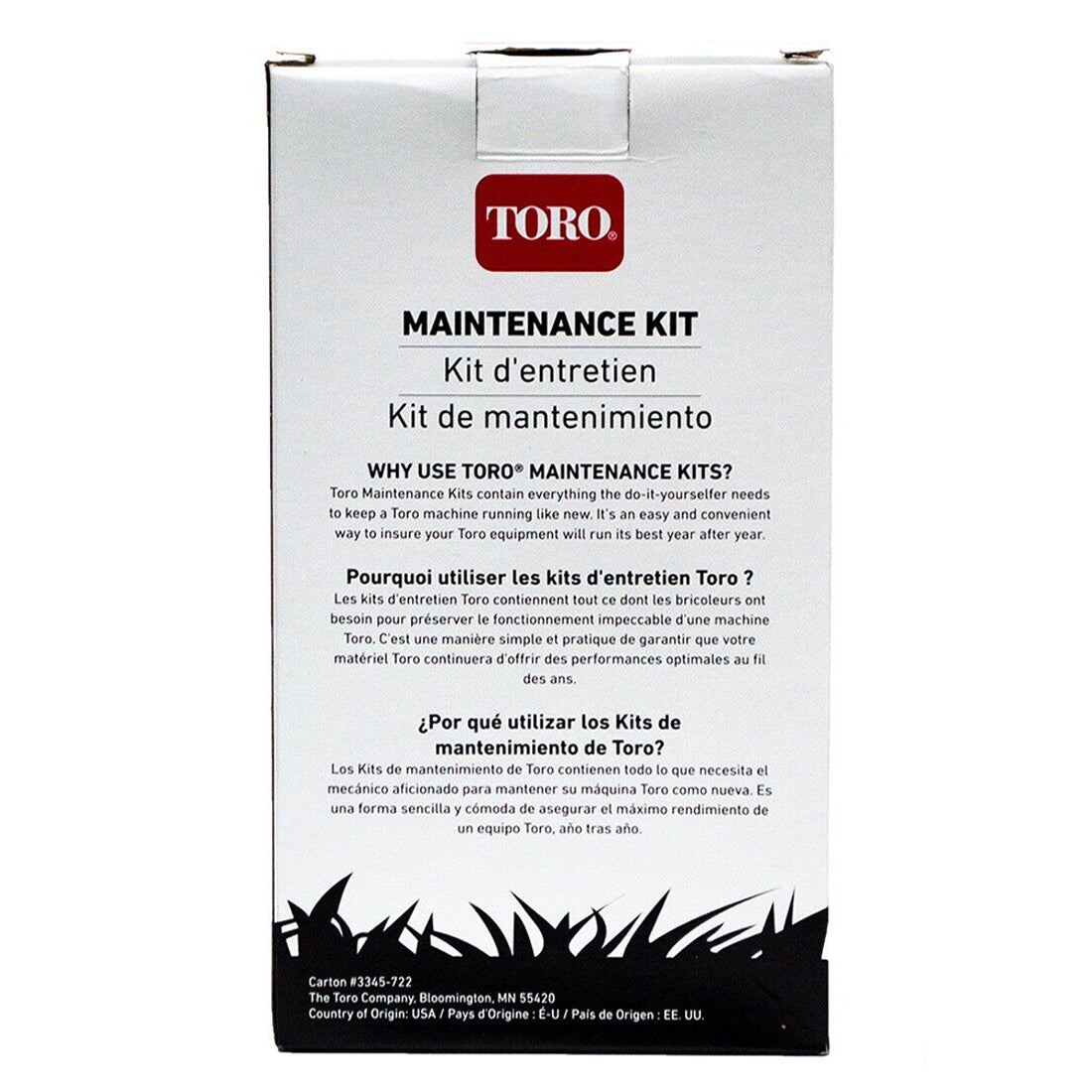 Toro 138-0699 Kit de mantenimiento del motor del quitanieves
