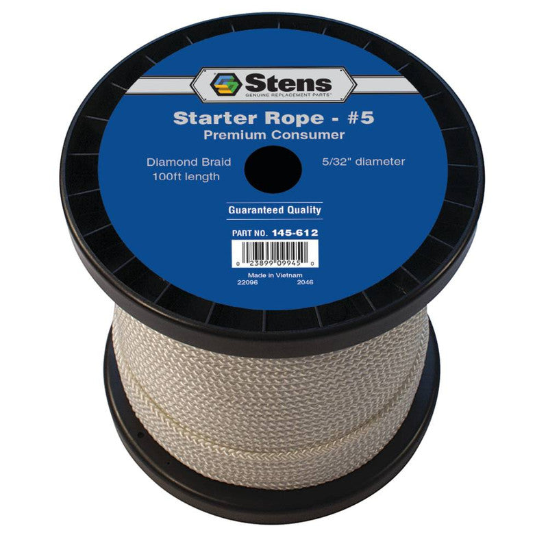 Stens 145-612 Diamond Braid 100 Ft. Starter Rope #5