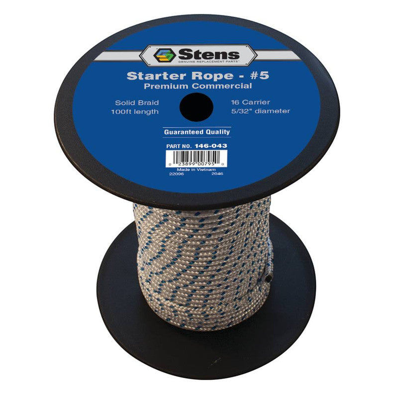Cuerda de arranque Stens 146-043 de trenza sólida de 100 pies n.° 5