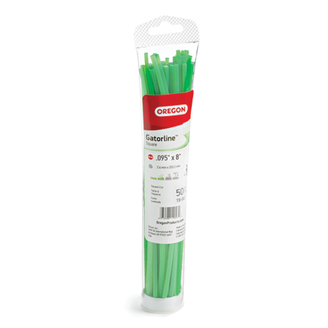 Oregon 19-041 Precut Square Trimmer Line Gatorline .095" X 8"