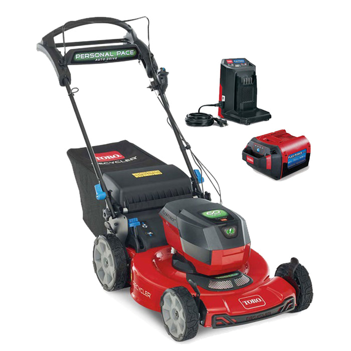 Toro 21466 Recycler 22 In. 60V Battery Walk Behind Mower w/ Battery & Charger