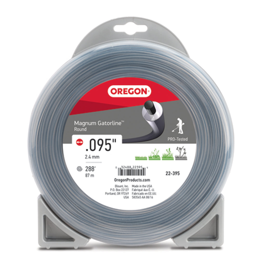 Oregon 22-395 Gatorline Magnum Round .095 Trimmer Line