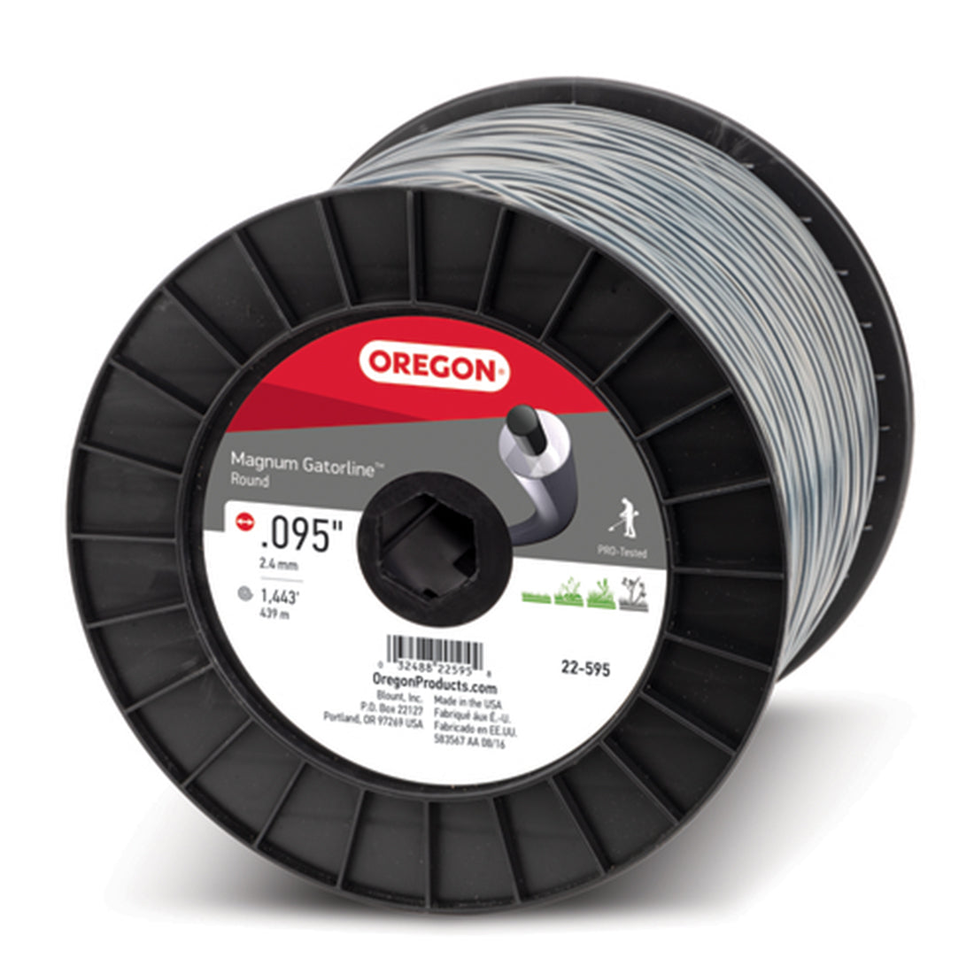 Oregon 22-595 Gatorline Magnum Round .095 Trimmer Line