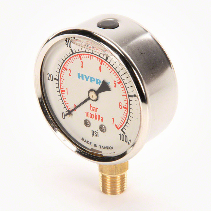 Hypro 2640-0010 Pressure Gauge 100 PSI