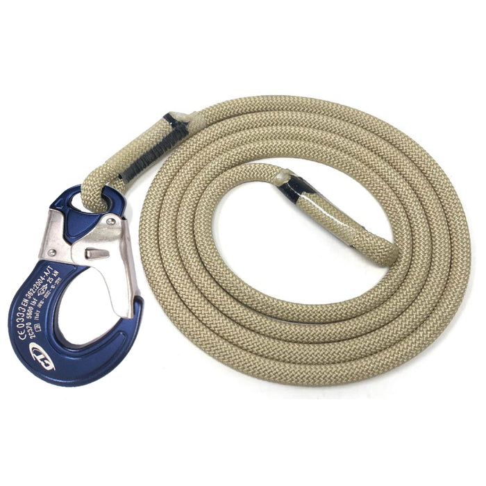 AT HEIGHT Tech11 Positioning Lanyard with CT Aluminum Snap Sewn 10'