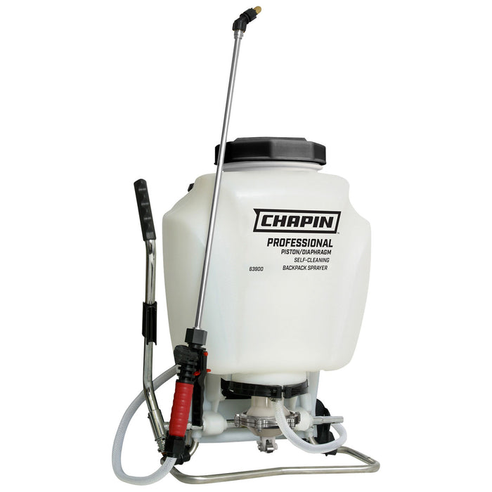 Chapin 63900 4-Gallon (15-Liter) Self-Cleaning Backpack Sprayer With Hand Sprayer Combo