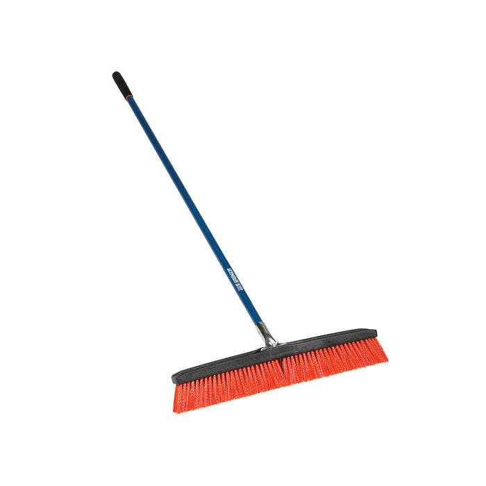 Seymour 82008 Push Broom, Rough Surfaces, 60" Blue Fiberglass Handle