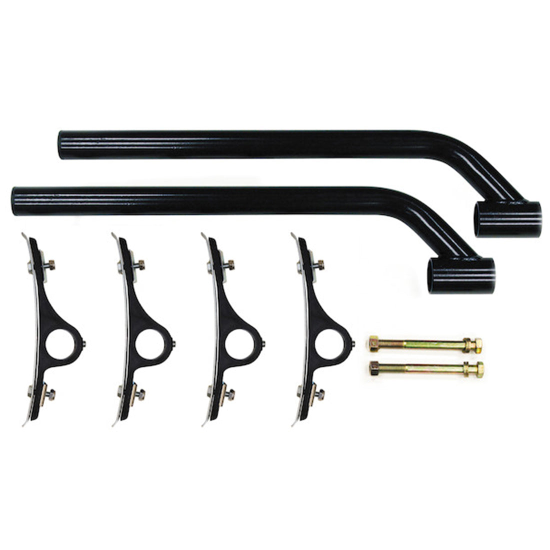 Buyers 8591000 Kit de montaje de guardabarros de poliéster con recubrimiento en polvo negro