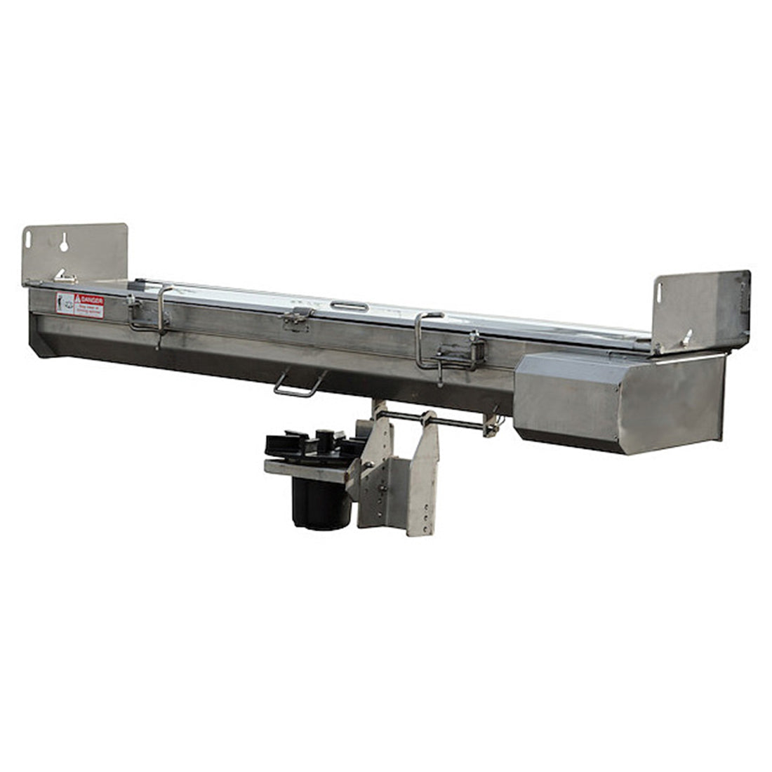 Compradores SaltDogg 92441SSA - Esparcidor eléctrico para portón trasero con descarga central - Acero inoxidable