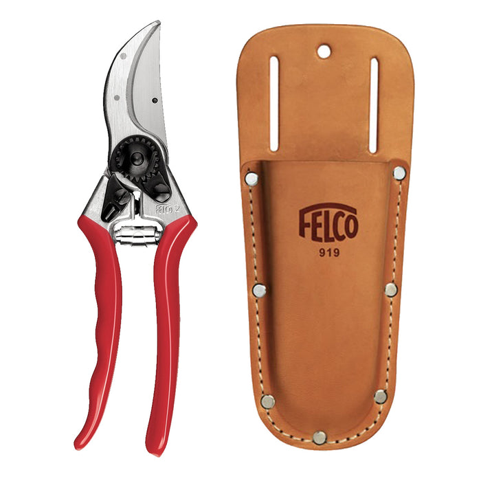 Felco™ 2 Classic Pruner (F2) w/ Felco™ 919 Pruner Holder Pouch Kit