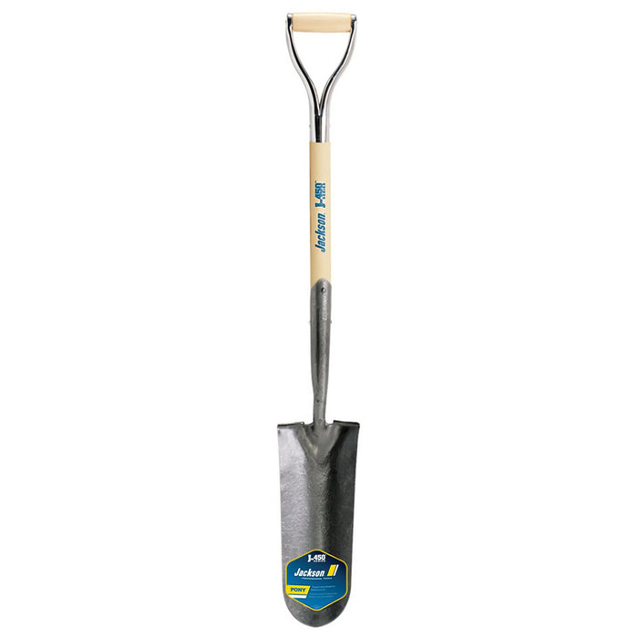Jackson 1230700 J-450 Pony 14-In Drain Spade w/ Solid Shank and Armor D-Grip